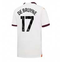 Manchester City Kevin De Bruyne #17 Fußballbekleidung Auswärtstrikot 2023-24 Kurzarm